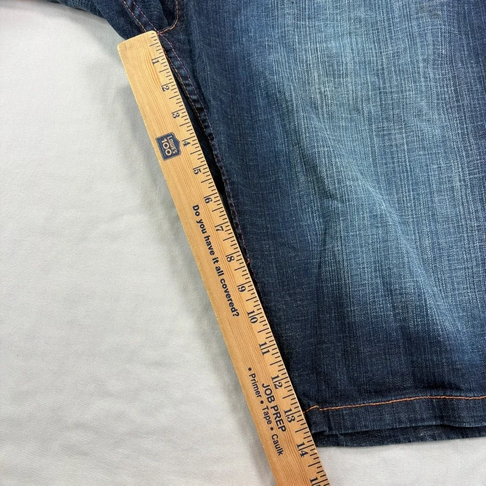 Vintage Red Ape Jean Shorts Womens 18 Blue Denim Baggy Skater Jorts Y2K